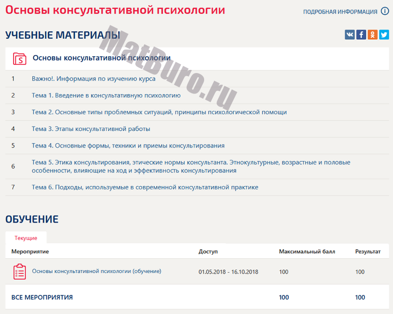 Тест Основы консультативной психологии Синергия